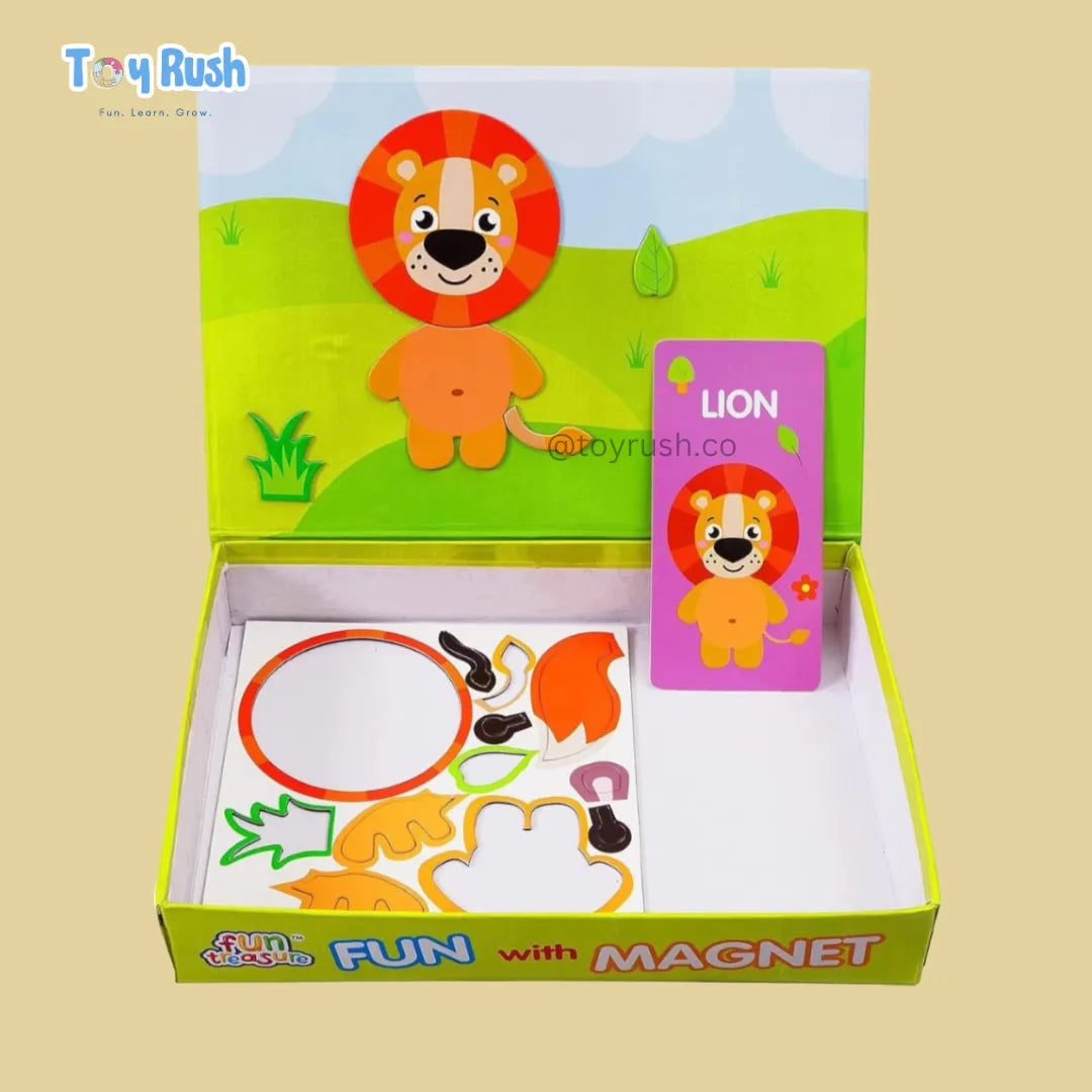 Jungle Animals Puzzle - Fun with Magnets