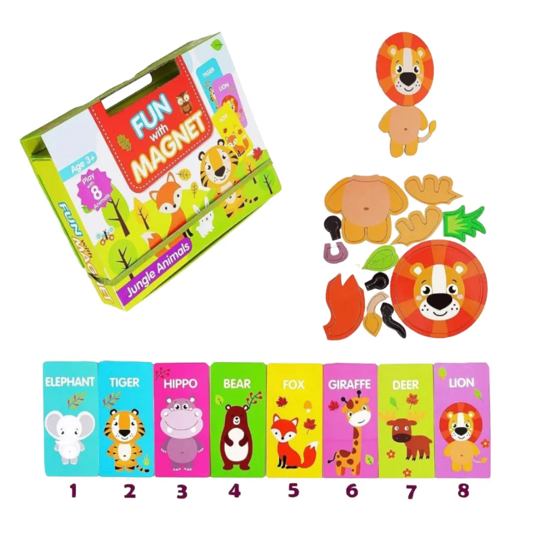 Jungle Animals Puzzle - Fun with Magnets