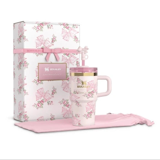 Pre-Order LoveShackFancy x Stanley 20oz Quencher | Limited Bow Edition | Dispatch by 15th October