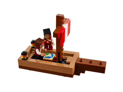 Minecraft Lego 166+ pcs | The Pirate Ship Voyage