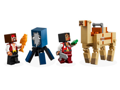 Minecraft Lego Style Bricks 166+ pcs | The Pirate Ship Voyage