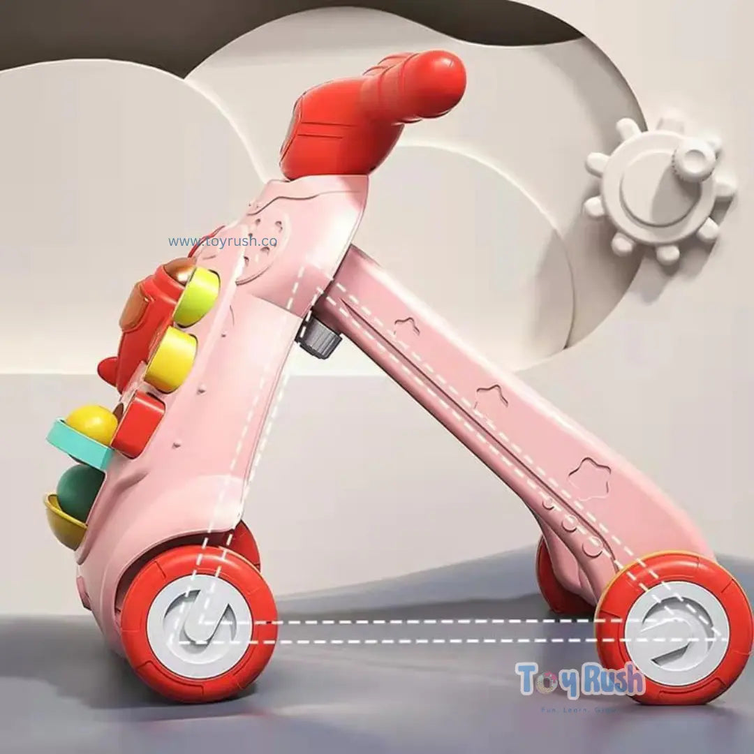 Multi-Functional Space Theme Baby Walker | With Music, Lights & Early Development Activities