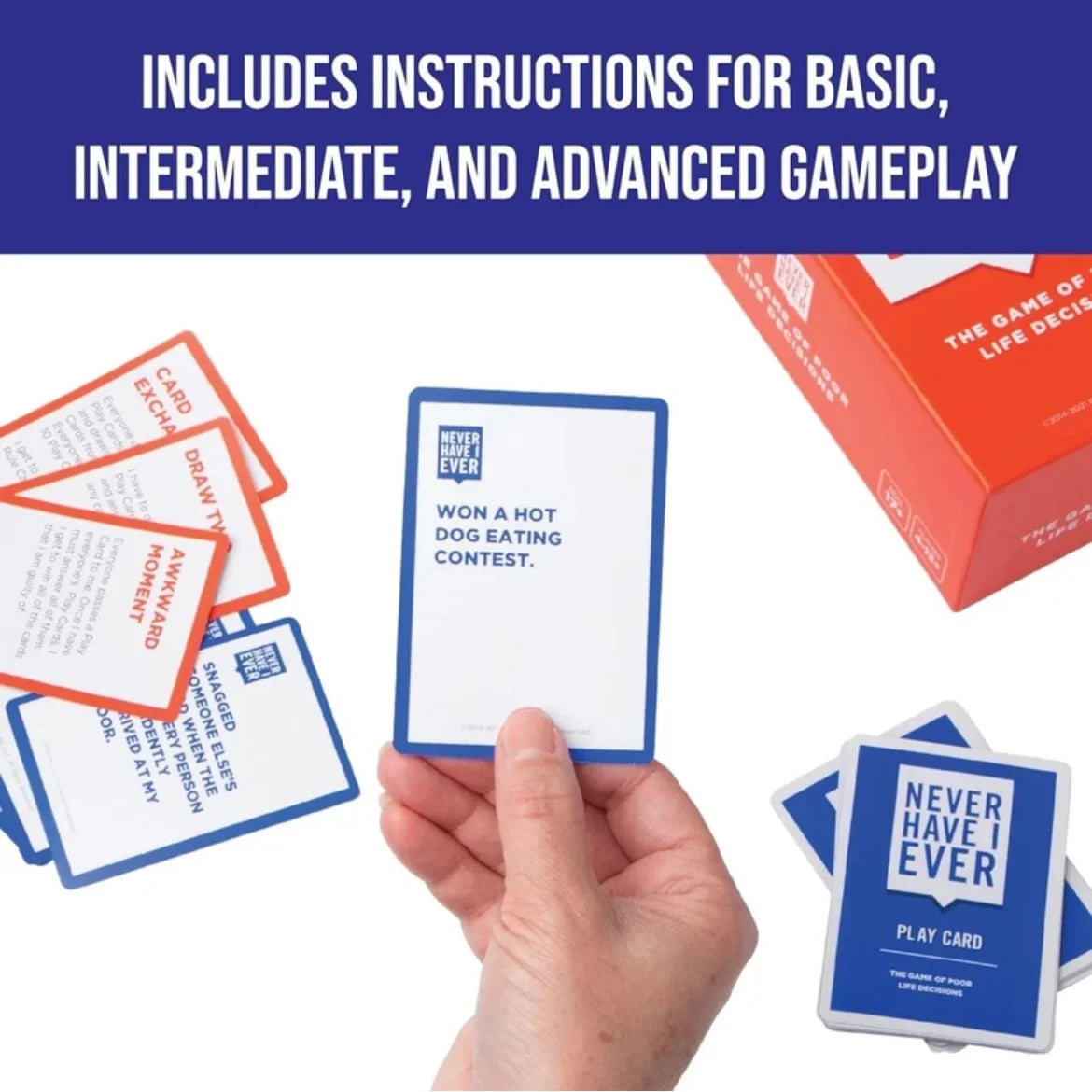 Never Have I Ever Party Game – Classic Edition | Hilarious Adult Card Game for Friends & Family Nights