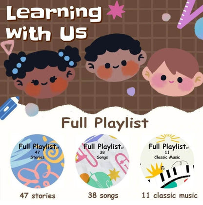 Kids Phonograph for Storytelling and Music Early Education - Toy Rush