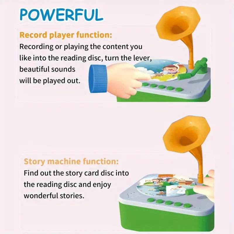 Kids Phonograph for Storytelling and Music Early Education - Toy Rush