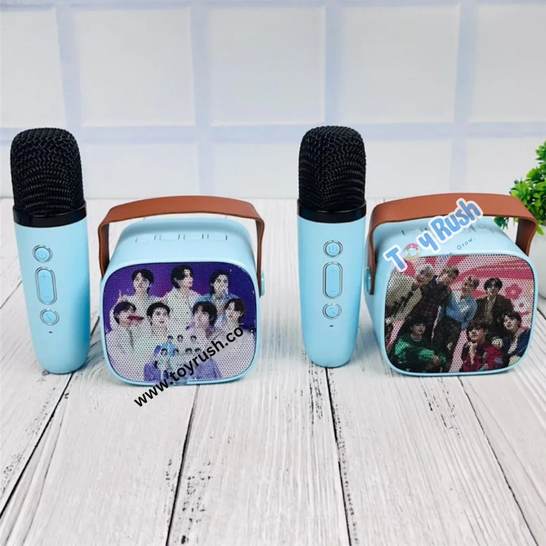 Portable Karaoke Mic With Bluetooth Speaker BTS