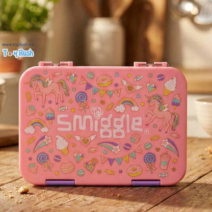 Smiggle Happy Medium Bento Lunchbox | 758ml | 4 Compartments