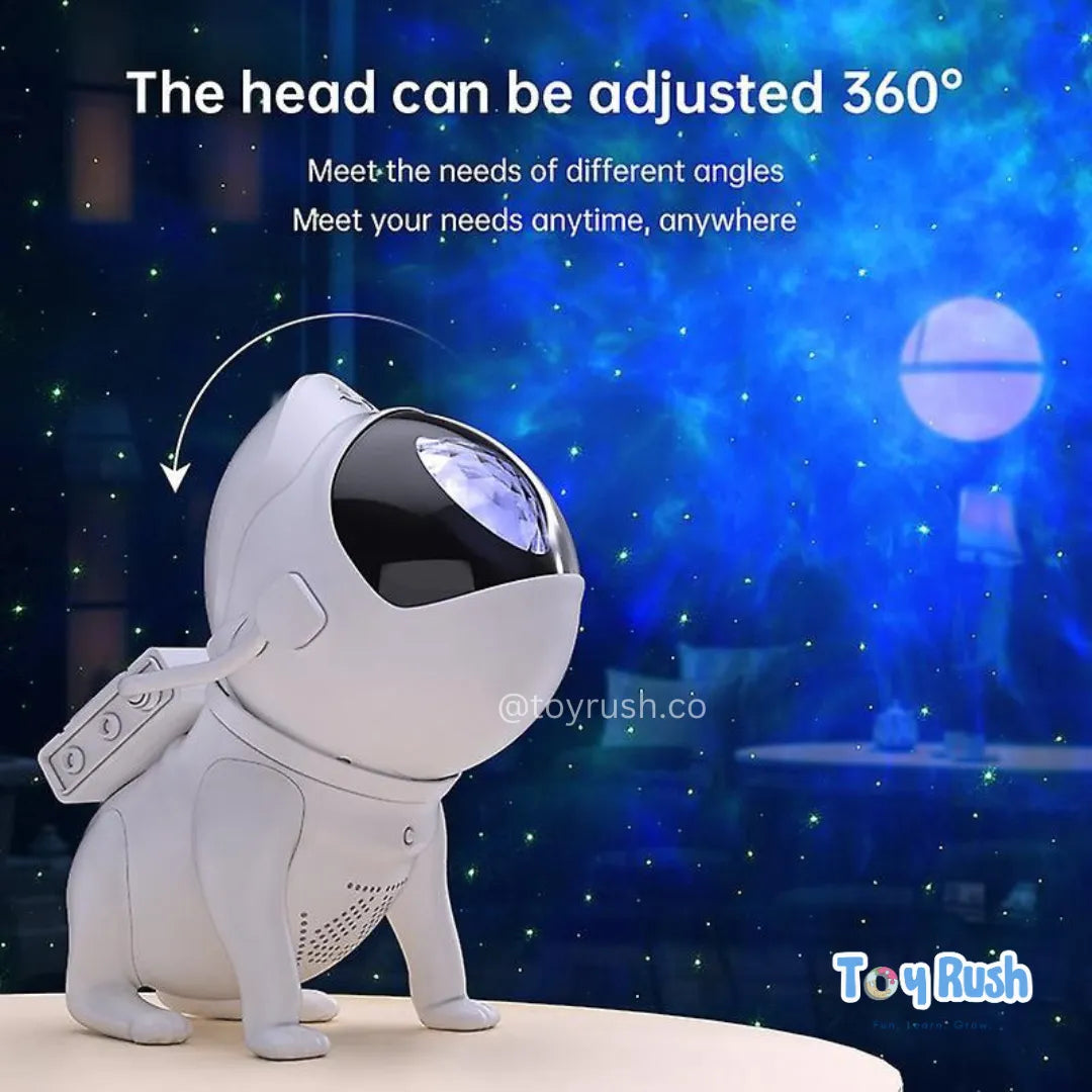 Space Dog Bluetooth Speaker Star Projector