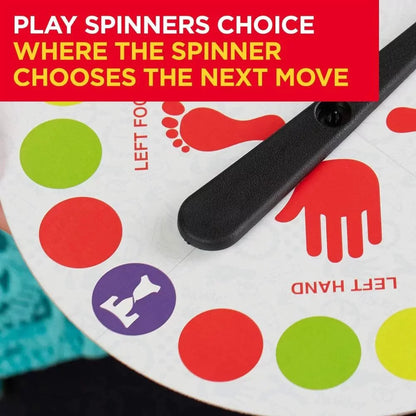 Twister Party Game | Classic Family Fun Game with Spinner Mat | Kids & Adults