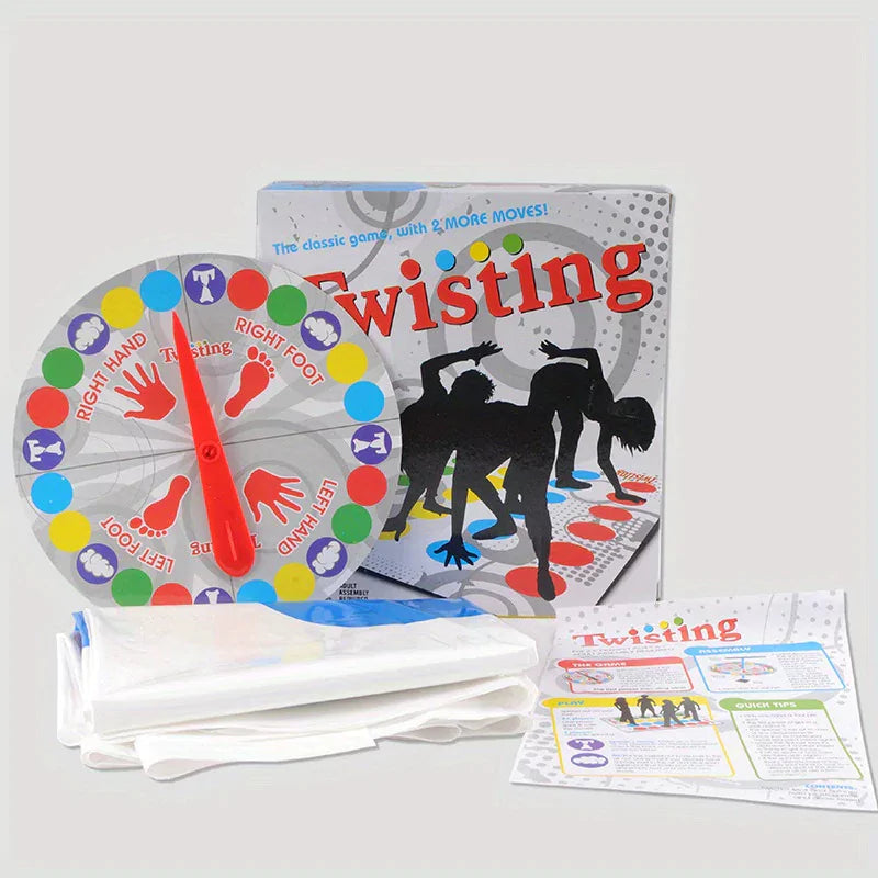 Twister Party Game | Classic Family Fun Game with Spinner Mat | Kids & Adults