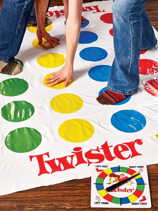 Twister Party Game | Classic Family Fun Game with Spinner Mat | Kids & Adults
