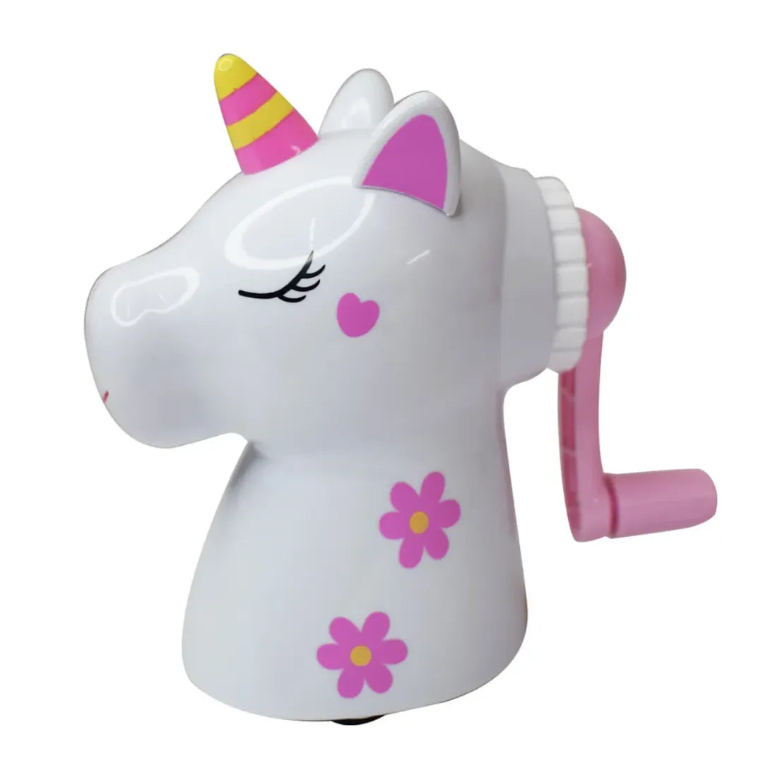 Unicorn Cute Sharpener for Kids White