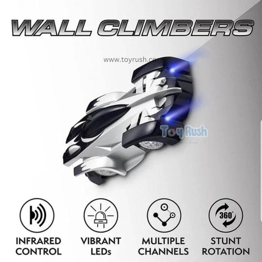 Wall Climber Car with Remote Control Black