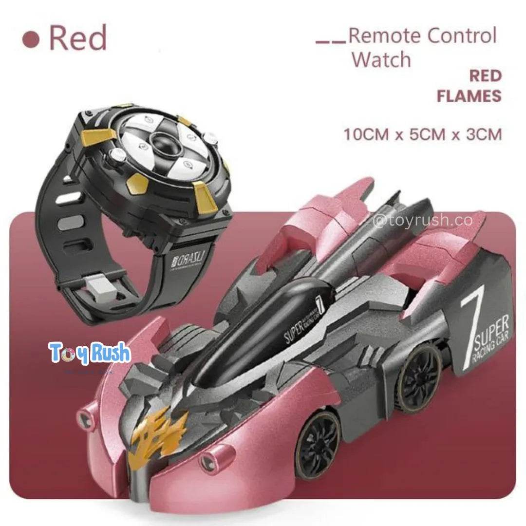 Wall Climbing Car With Watch Controller Red