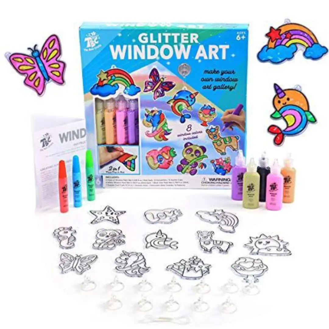 Window DIY Glitter Art Kit