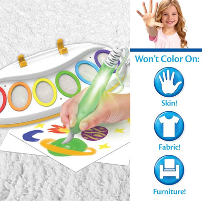 Color Wonder Magic Light Brush – Mess Free Painting Set for Kids