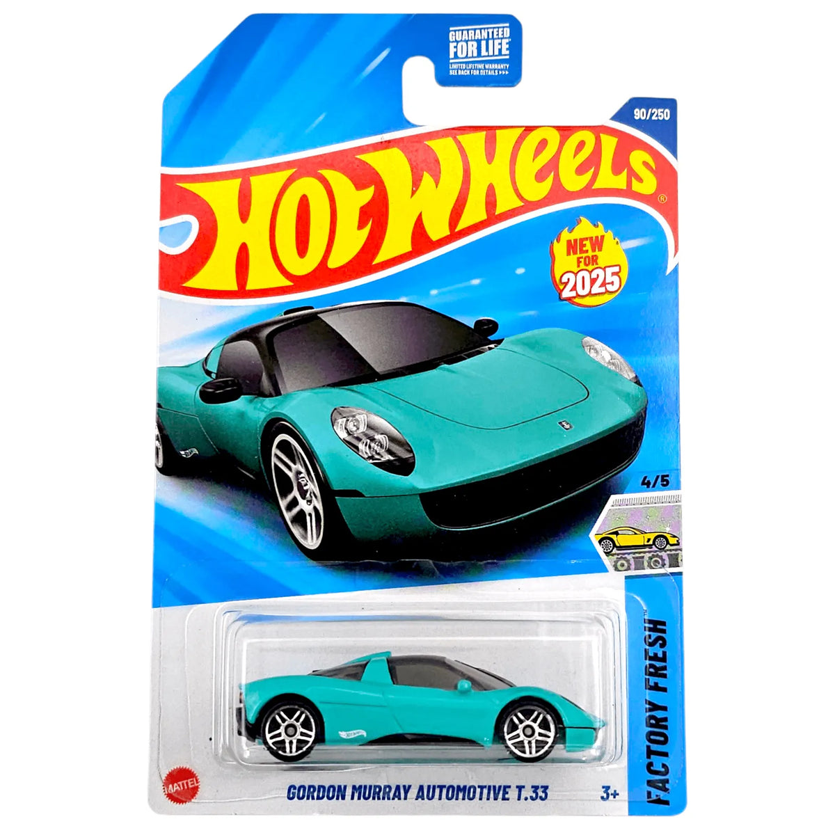 Hot Wheels Gordon Murray Automotive T.33 die-cast car