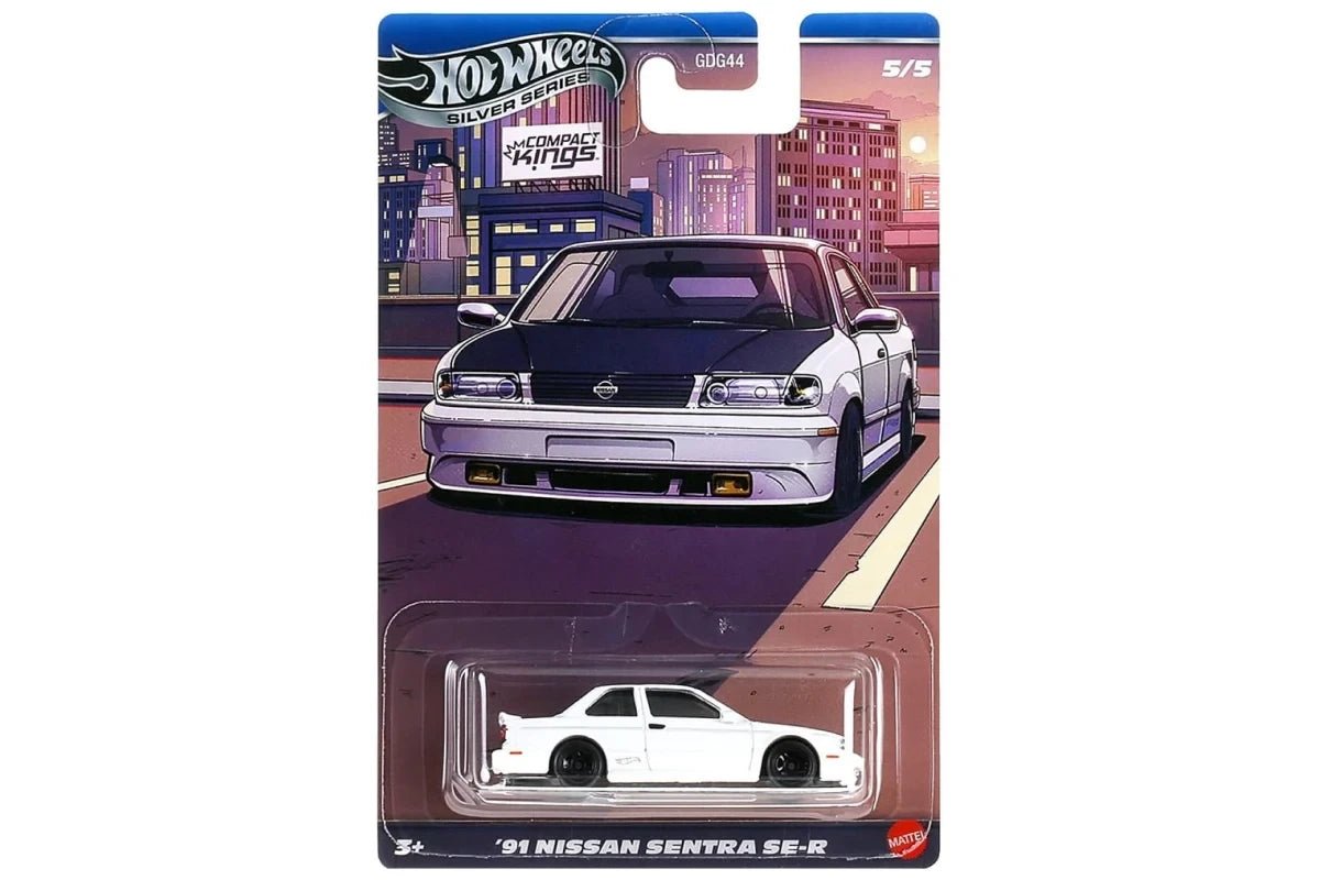 Hot Wheels '91 Nissan Sentra SE-R die-cast car – Compact Kings series