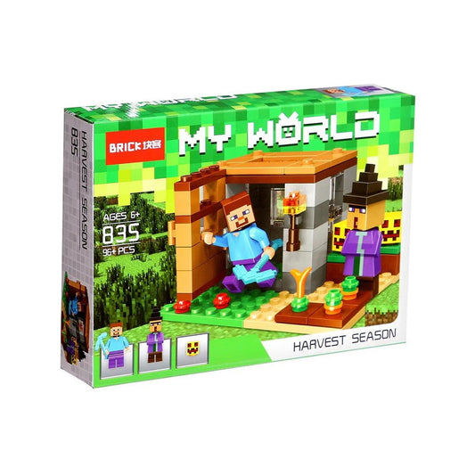 Minecraft Lego Style Bricks 96+ Pcs | Harvest Season