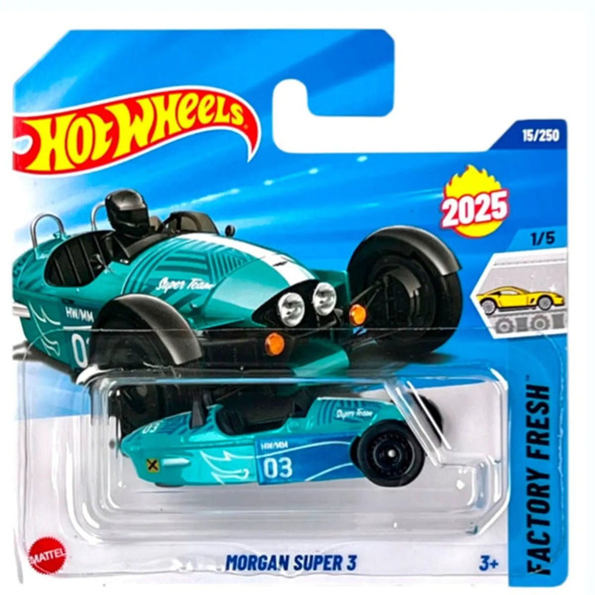 Hot Wheels Morgan Super 3 die-cast car