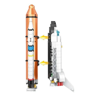Spaceship Rocket Building Blocks Set, Educational Stem Building (404PCS) - Toy Rush