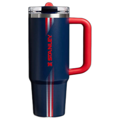 Stanley Country Collection Quencher ProTour Flip Straw Tumbler 40 oz - Team Navy Red